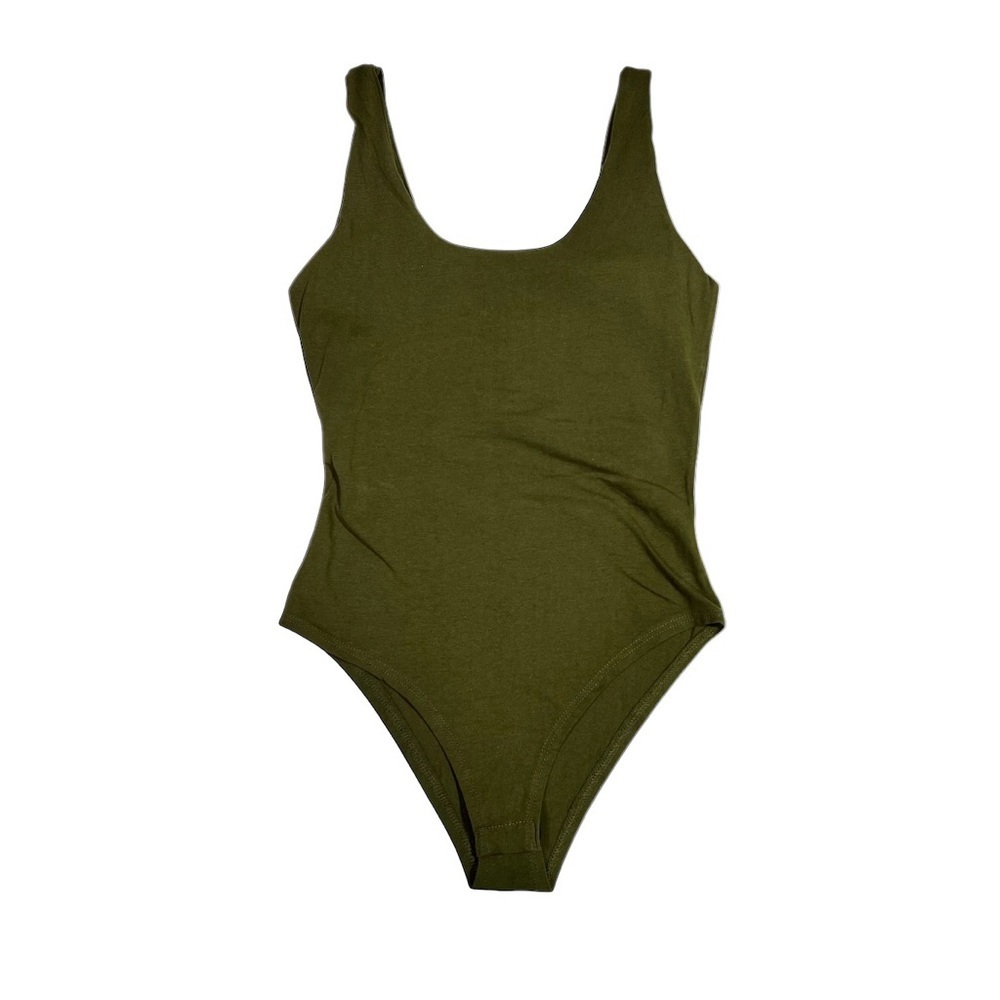 Gaze XS Army Green Tank Bodysuit